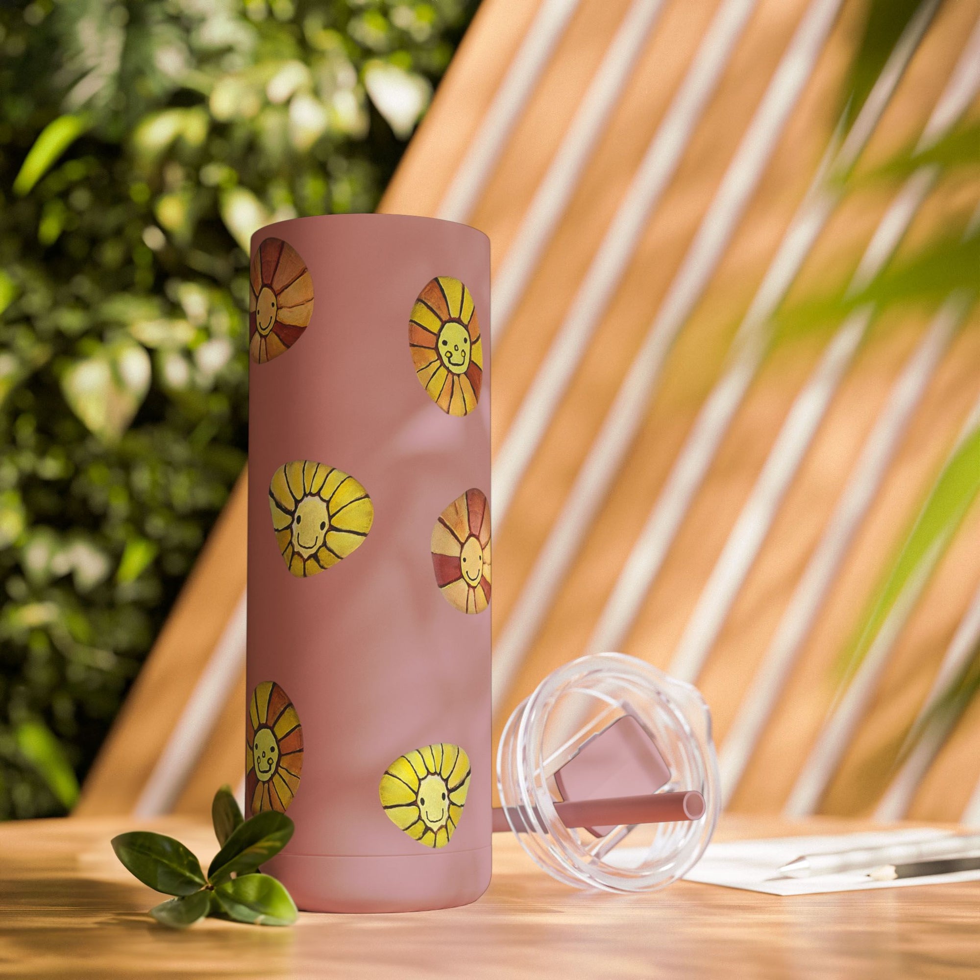 &quot;Sundrops&quot; Skinny Tumbler, 20oz by Studio Lilley