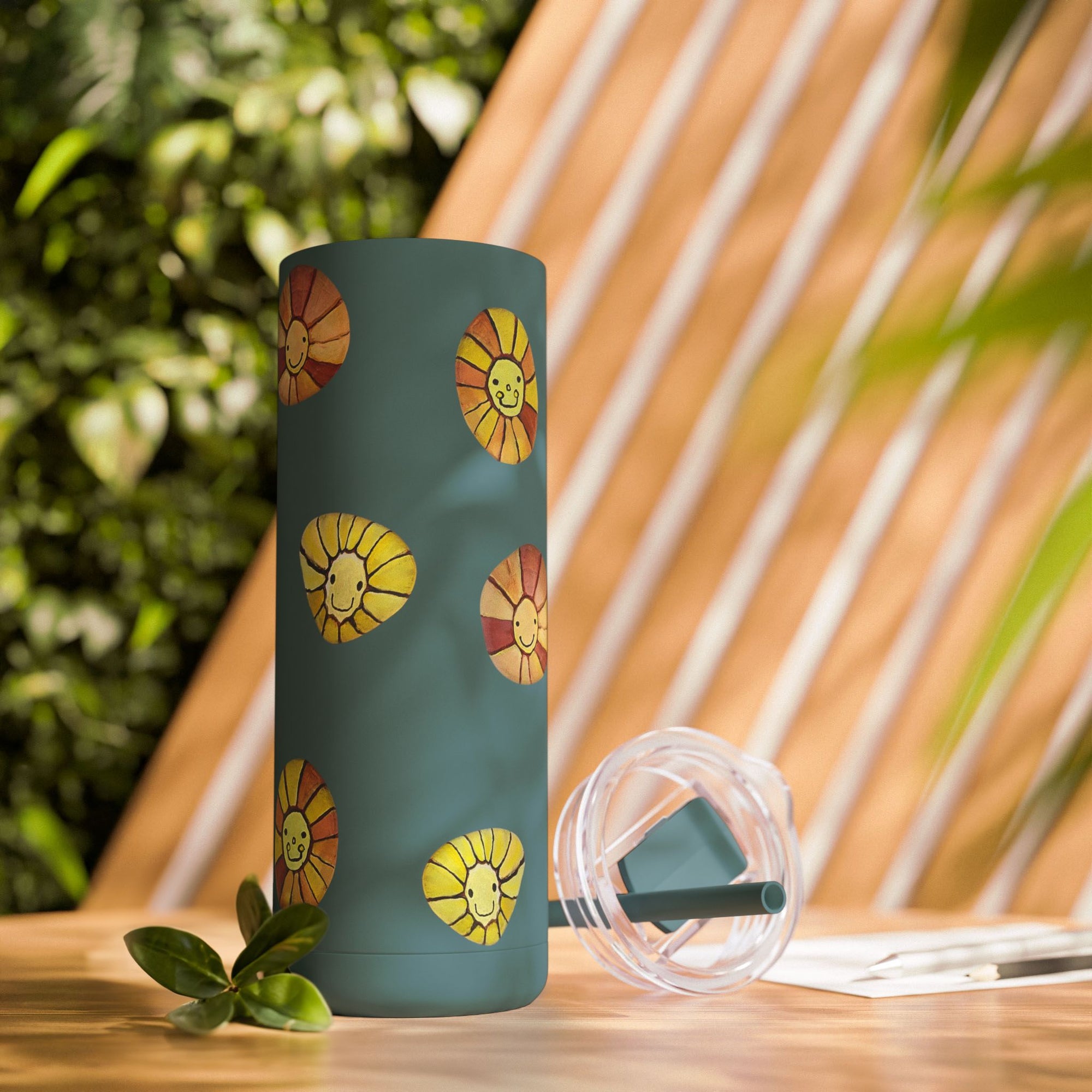 &quot;Sundrops&quot; Skinny Tumbler, 20oz by Studio Lilley